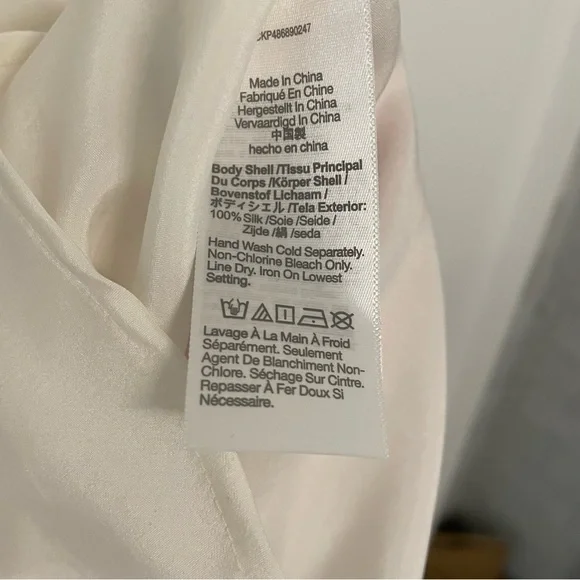 NWT! Madewell Silk Drapey Patch-Pocket Sleeveless Shirt | Lighthouse | Small - Picture 12 of 13